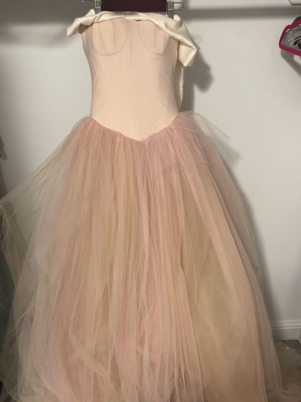 Pink Vera Wang wedding dress - Picture 5 of 8